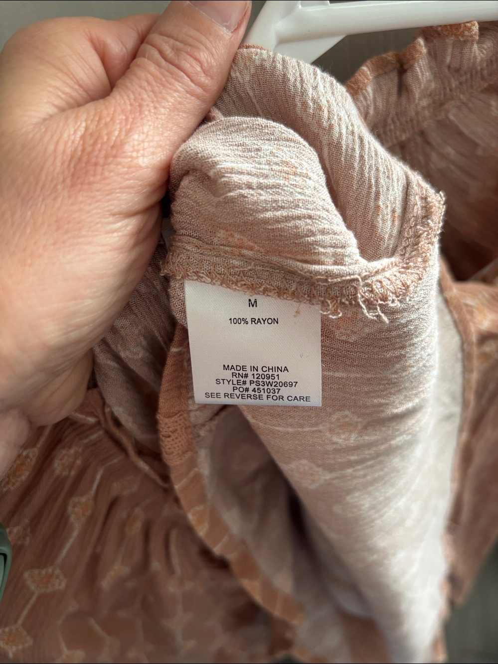 Pink Rose Blouse - Picture 7 of 7